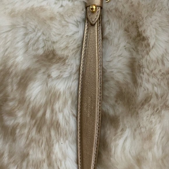 Louis Vuitton Gold Calfskin Leather Love Note Bag - Picture 5 of 9